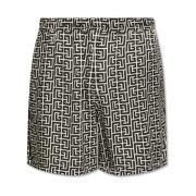 Shorts med monogram