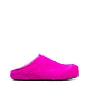 Fuchsia Slip-On Sandals