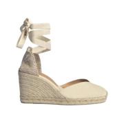 Ivory Wedge Espadrilles