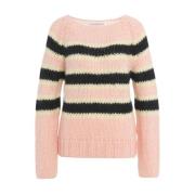 Rosa Mohair Strikketgenser Aw24