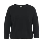 Sort Cashmere Genser Aw24