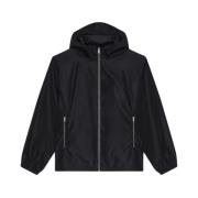 Emblem Hooded Windbreaker