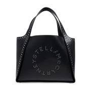 Svart Studs Logo Tote Bag