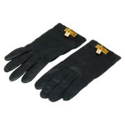 Pre-owned Leather gloves