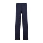 Blå Ull Slim Pant Aw23