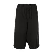 Sort Lin Viskose Shorts Ss22