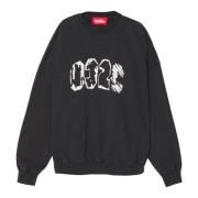 Vintage Bubble Crewneck med College Stil