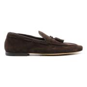 Italienske Semskede Tassel Loafers