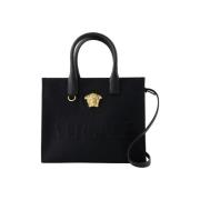 Svart bomull Versace Tote