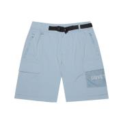 Stretch Cordura Logo Print Shorts