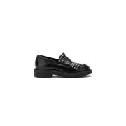 Frynse Skinnloafer - Svart