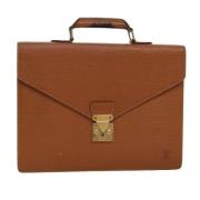 Pre-owned Leather briefcases