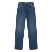 Økologiske Straight Leg Denim Underdeler