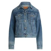 Blå Denim Trucker Jakke Must-Have