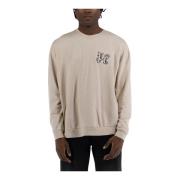 Monogram Linen Crewneck Sweater