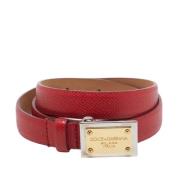 Pre-owned Leather belts