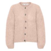 Elegant Button-Up Cardigan - Haze