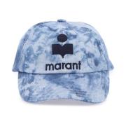 Tyron Baseball Cap med brodert logo og tie-dye print