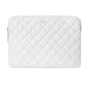 Skinn Quilted MAC Deksel OFF White