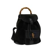 Pre-owned Suede backpacks