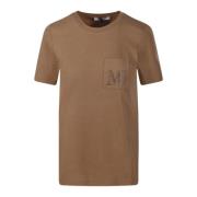 Madera T-skjorte Kamel Bomull Crew Neck