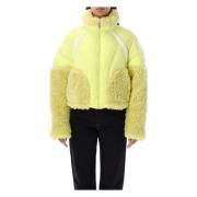 Intarsia Down Jacket Outerwear Zest