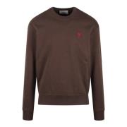 Hjerte Brodert Sweatshirt