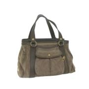 Pre-owned Suede handbags