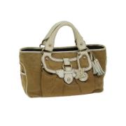 Pre-owned Cotton handbags