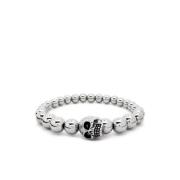 Elastisk Armbånd med Skull Charm