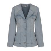 Denim Fitted Blazer