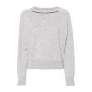 Grå Sweatshirt Aw24 Dameklær