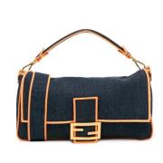 Pre-owned Denim fendi-bags