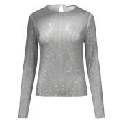 Glitrende Rhinestone Festtopp