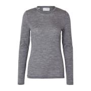 Wola Ls O-Neck - Steel Gray Melange