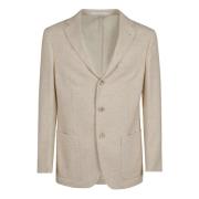 Luksuriøs Ull Kashmir Blazer Nude