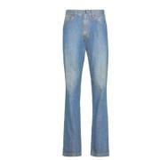 Vintage Wash Turn-up Jeans