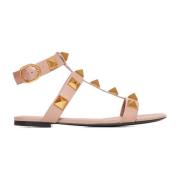 Rosa Roman Stud Flate Sandaler