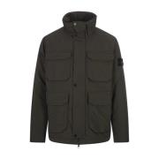 Grønn Field Jacket Micro Twill Polyester