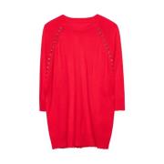 Strikkeplagg, Fierce Red Cashmere Sweater