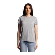 Grå Melange Basic Tee Top