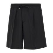 Sort Bermuda Shorts for Menn