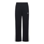 Sorte Track Pants med Side Striper