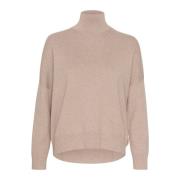 Stripete Turtleneck Pullover Genser