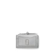 Metallic Snapshot Top Zip Multi Wallet