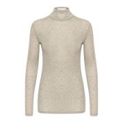 Dollykb Turtleneck Top Opal Gray