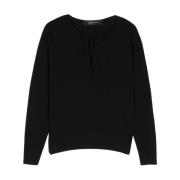 Svart Sweatshirt Aw24 Dameklær