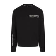 Utendørs Crew-Neck Sweatshirt Svart