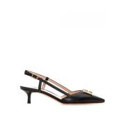 Elegant Slingback Pump i Svart