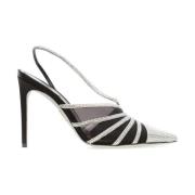 Elegant Svart Slingback Pumps